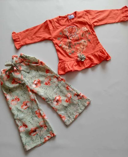 Picture of MDL00292 :: Size:12-18 Months :: Girls Top And Palazo Set