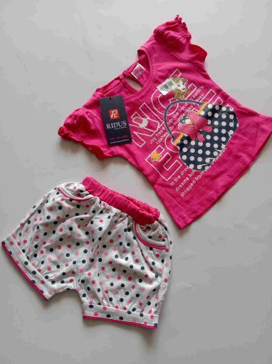 Picture of MDL00320 :: Size:3-4 Years :: Girls Top And Shorts Set