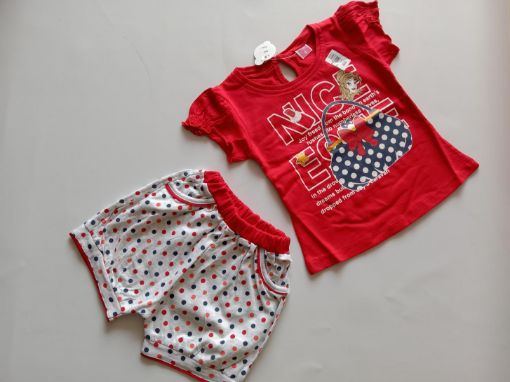 Picture of MDL00320 :: Size:5-6 Years :: Girls Top And Shorts Set