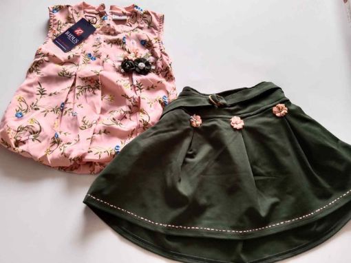 Picture of MDL00284 :: Size:6-7 Years :: Skirt And Top Set