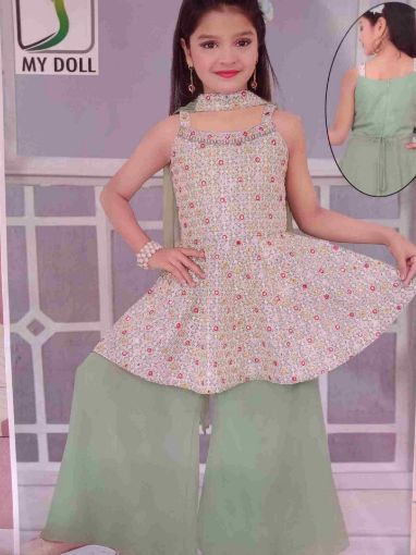 Picture of MDL00624 :: Size:7-8 Years :: Girls Top and Palazo Set