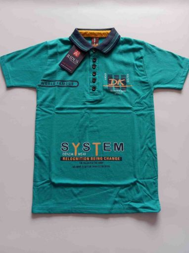 Picture of MDL00298 :: Size:6-7 Years :: Boys T-Shirt (With Collar)