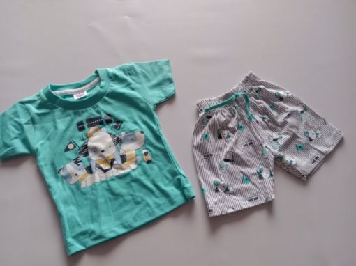 Picture of MDL00082 :: Size:9-12 Months :: Boys T-Shirt and Pant Set