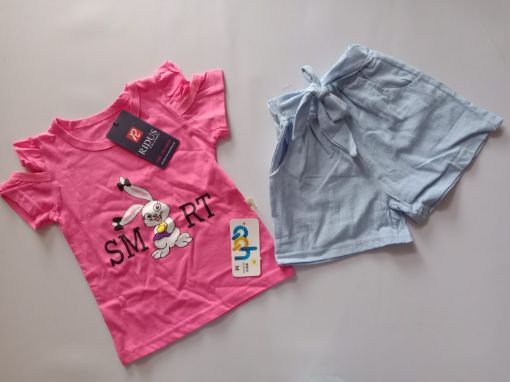 Picture of MDL00700 :: Size:18-24 Months :: Girls Top and Shorts Set