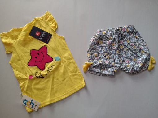 Picture of MDL00709 :: Size:18-24 Months :: Girls Top and Shorts Set