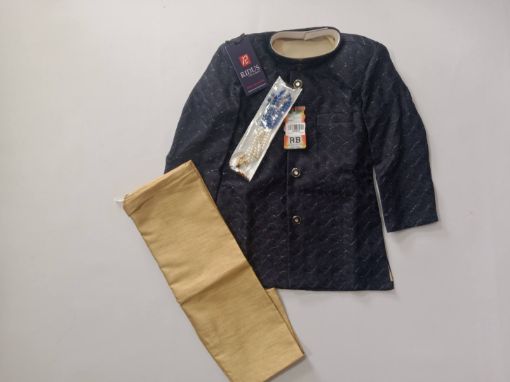 Picture of MDL00957 :: Size:5-6 Years :: Boys Party Wear-Sherwani and Dhoti Sets