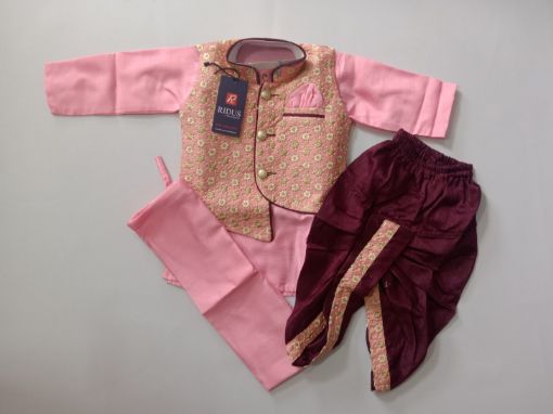 Picture of MDL00959 :: Size:18-24 Months :: Boys Party Wear-Sherwani and Dhoti Sets