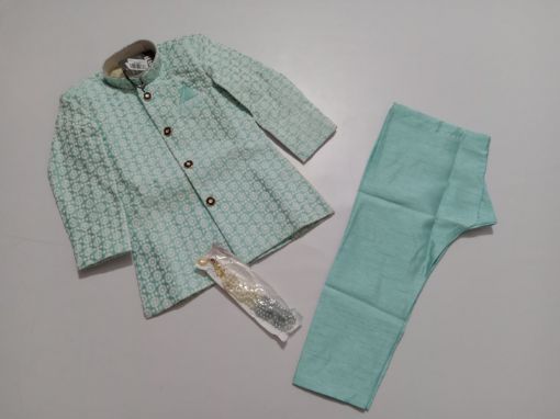 Picture of MDL00953 :: Size:6-7 Years :: Boys Party Wear-Sherwani and Dhoti Sets