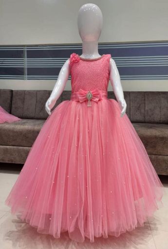 Picture of MDL01050 :: Size:4-5 Years :: Designer Frocks