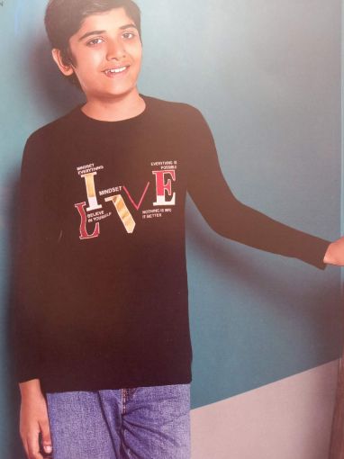 Picture of MDL00614 :: Size:10-11 Years :: Boys Full Sleave T Shirt