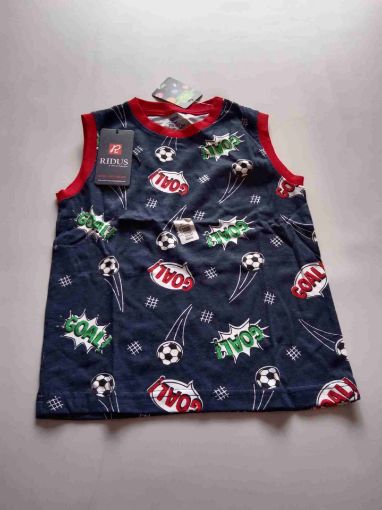 Picture of MDL00240 :: Size:5-6 Years :: Boys Sleaveless T Shirt