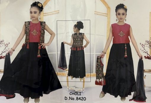 Picture of MDL01111 :: Size:5-6 Years :: Girls Lehenga