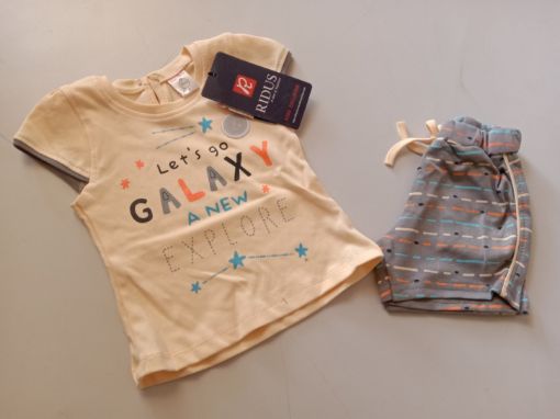 Picture of MDL01215 :: Size:0-3 Months :: Baby Boy T Shirt and Pant Set