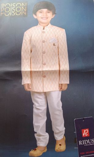 Picture of MDL01364 :: Size:12-13 Years :: Boys Party Wear-Sherwani and Dhoti Sets