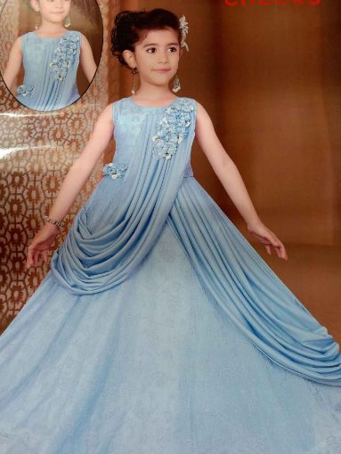 Picture of MDL01495 :: Size:5-6 Years :: Designer Frocks