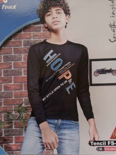 Picture of MDL01554 :: Size:3-4 Years :: Boys Full Sleave T Shirt