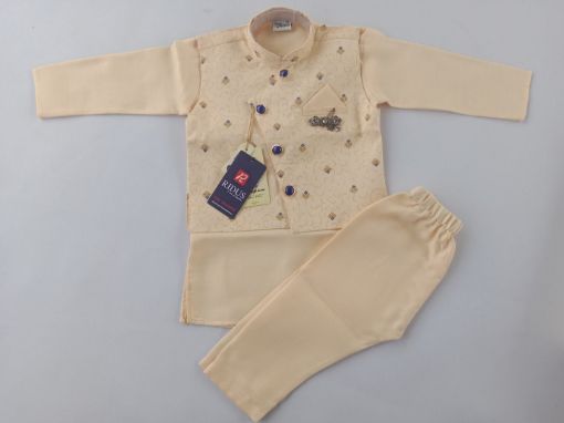 Picture of MDL01717 :: Size:9-12 Months :: Boys Party Wear-Sherwani and Dhoti Sets