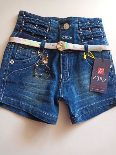 Picture of MDL01208 :: Size:7-8 Years :: Girls Casual Shorts and 3/4th