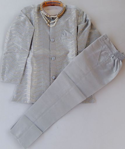 Picture of MDL01820 :: Size:5-6 Years :: Boys Party Wear-Sherwani and Dhoti Sets