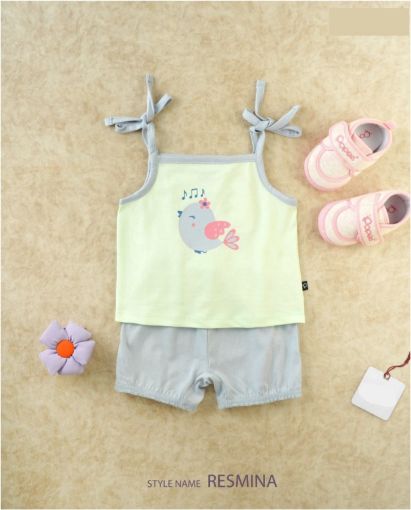 Picture of MDL02032 :: Size:12-18 Months :: Girls Top And Shorts Set