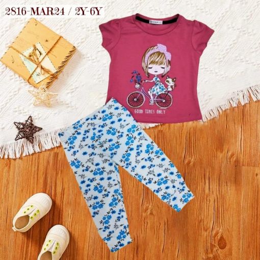 Picture of MDL02107 :: Size:3-4 Years :: Girls Night Suit