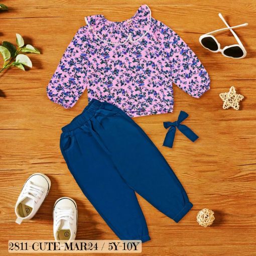 Picture of MDL02110 :: Size:6-7 Years :: Girls Patiala Set