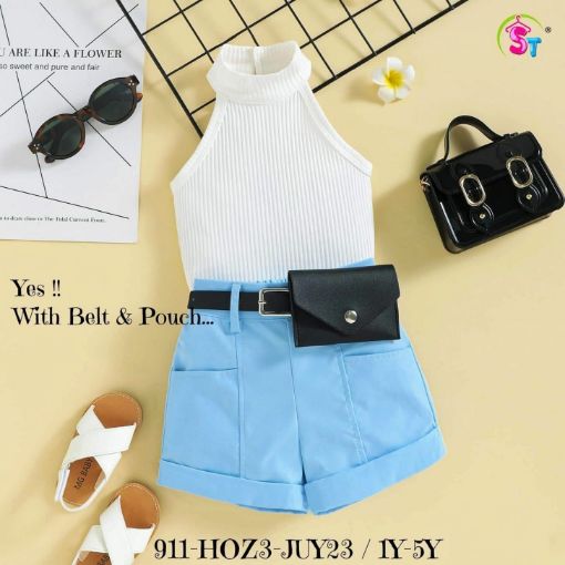 Picture of MDL02112 :: Size:3-4 Years :: Girls Top And Shorts Set