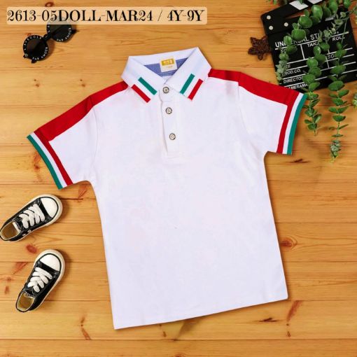 Picture of MDL02115 :: Size:4-5 Years :: Boys T-Shirt (With Collar)