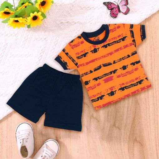 Picture of MDL02130 :: Size:6-9 Months :: Boys-Top & Bottom Set