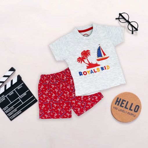 Picture of MDL02131 :: Size:6-9 Months :: Boys-Top & Bottom Set