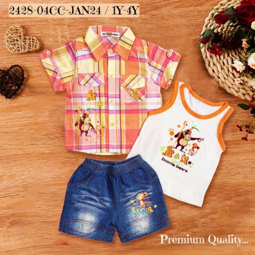 Picture of MDL02136 :: Size:12-18 Months :: Boys-Top & Bottom Set