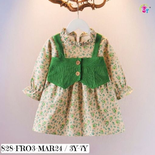 Picture of MDL02163 :: Size:3-4 Years :: Casual Frocks
