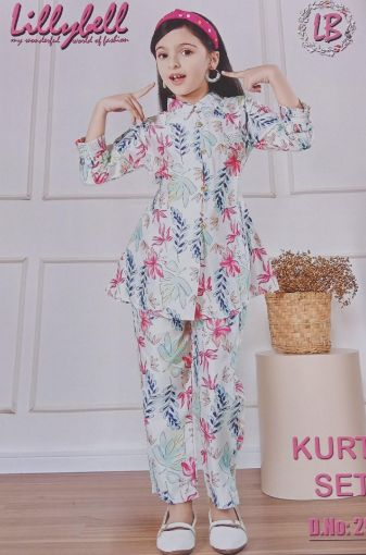 Picture of MDL02301 :: Size:6-7 Years :: Girls Top And Pant Set