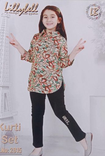 Picture of MDL02302 :: Size:7-8 Years :: Girls Top And Pant Set