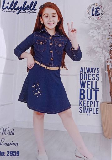 Picture of MDL02303 :: Size:7-8 Years :: Casual Frocks