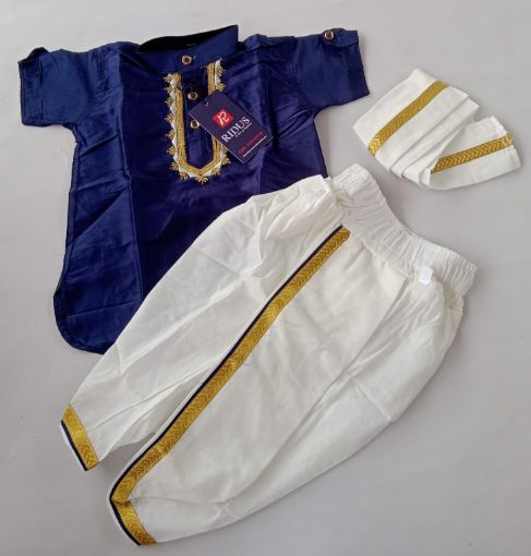Picture of MDL02591 :: Size:2-3 Years :: Boys Party Wear-Sherwani and Dhoti Sets