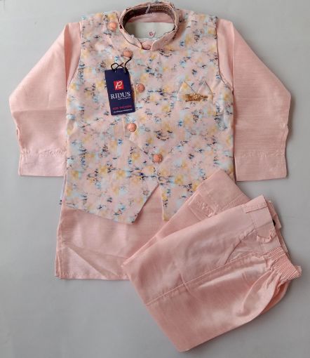 Picture of MDL02594 :: Size:5-6 Years :: Boys Party Wear-Sherwani and Dhoti Sets