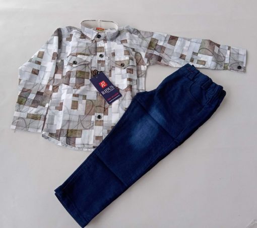 Picture of MDL02610 :: Size:3-4 Years :: Boys Top and Pant Set