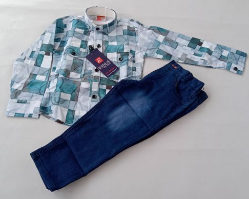 Picture of MDL02610 :: Size:5-6 Years :: Boys Top and Pant Set