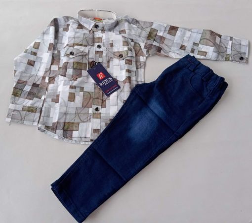 Picture of MDL02610 :: Size:6-7 Years :: Boys Top and Pant Set