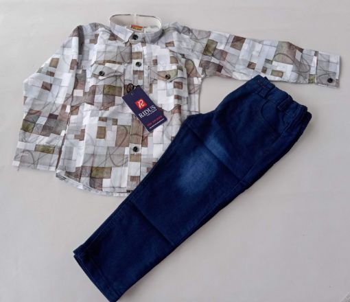 Picture of MDL02610 :: Size:7-8 Years :: Boys Top and Pant Set