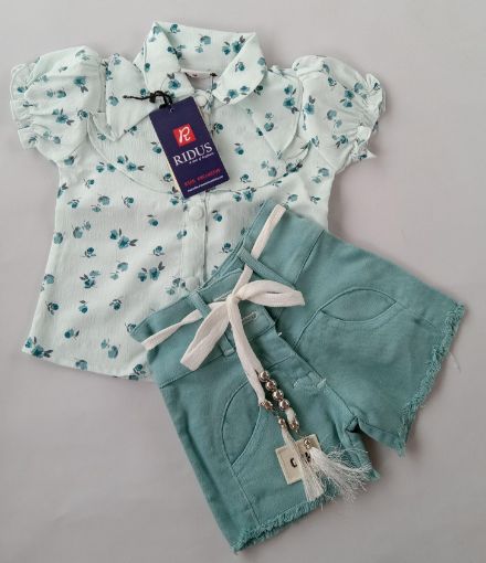 Picture of MDL02642 :: Size:18-24 Months :: Girls Top And Shorts Set