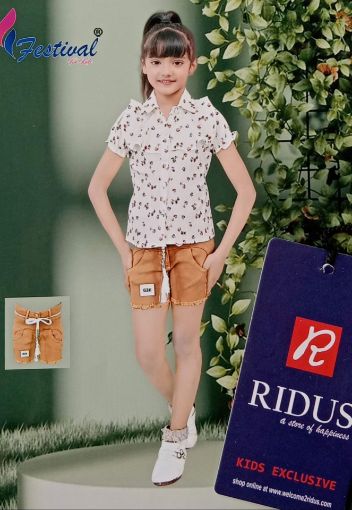 Picture of MDL02642 :: Size:2-3 Years :: Girls Top And Shorts Set