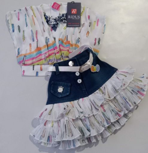 Picture of MDL02650 :: Size:9-12 Months :: Skirt And Top Set