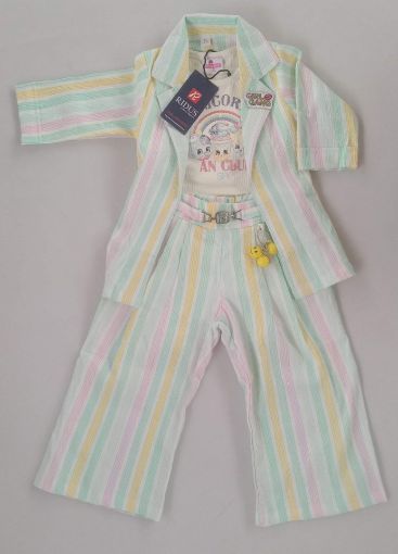 Picture of MDL02718 :: Size:8-9 Years :: Girls Top And Palazo Set