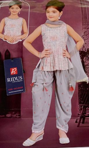 Picture of MDL02746 :: Size:11-12 Years :: Girls Top And Palazo Set