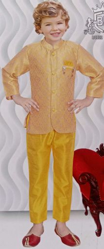 Picture of MDL02777 :: Size:5-6 Years :: Boys Party Wear-Sherwani and Dhoti Sets