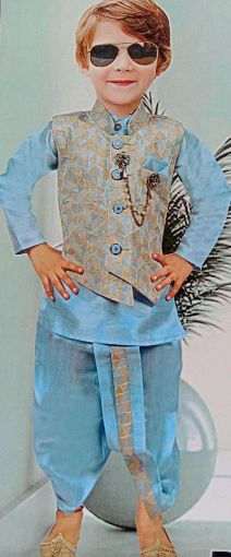 Picture of MDL02782 :: Size:2-3 Years :: Boys Party Wear-Sherwani and Dhoti Sets