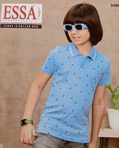 Picture of MDL02837 :: Size:5-6 Years :: Boys T-Shirt (With Collar)