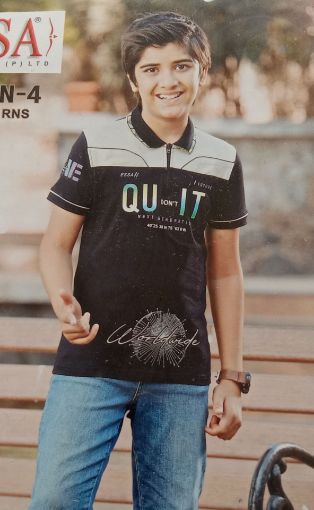 Picture of MDL03074 :: Size:2-3 Years :: Boys T-Shirt (With Collar)